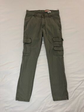 Men's Wrangler Olive Green Cargo Pants